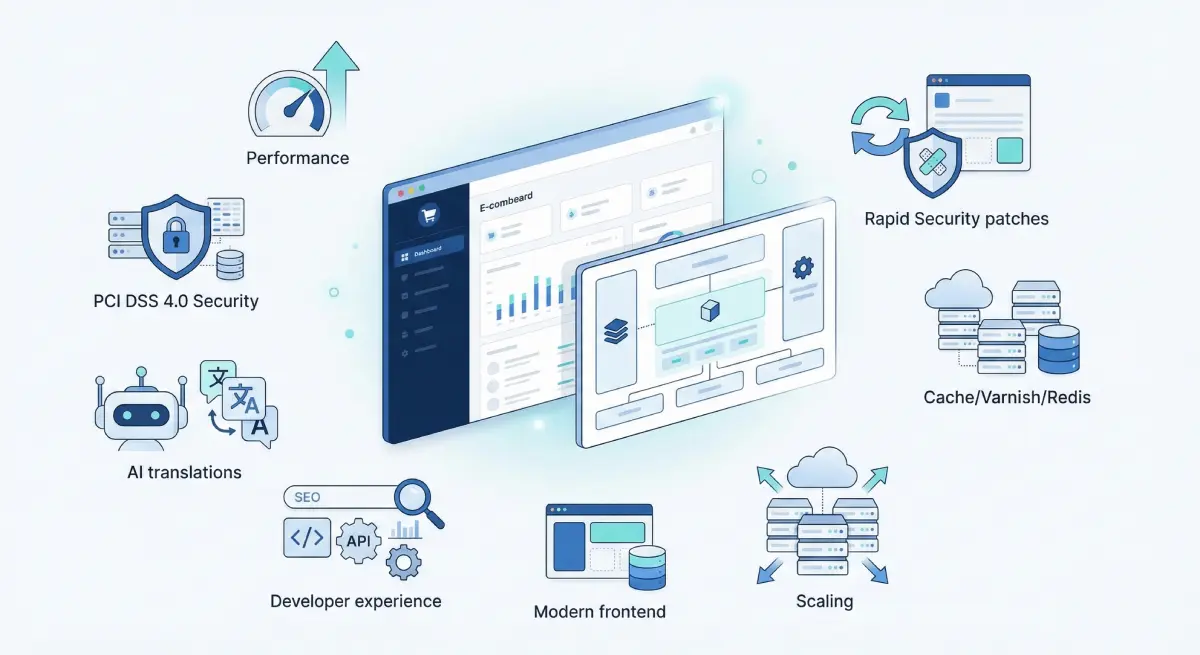 Mage-OS vs. Magento vs. Adobe Commerce